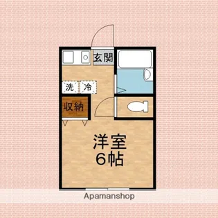 マサールハイツ【1階】の間取り