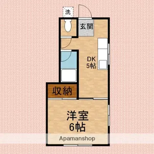 第3グリーンコーポ【1階】の間取り