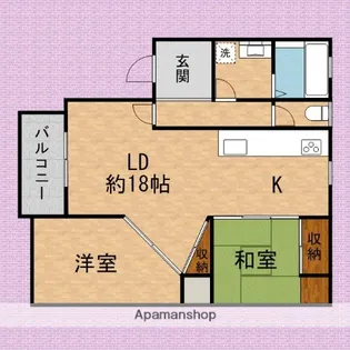 ヴィラ柏【2階】の間取り