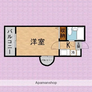 プレジデント1【4階】の間取り