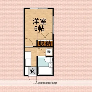 コーポ英【1階】の間取り