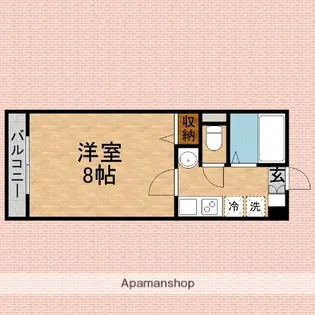 エスパース・リュミエール川越砂新田Ⅰ号館【302号室】の間取り