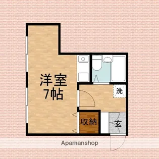 セイントハイツ【2階】の間取り
