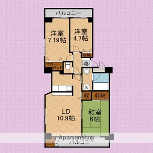 ELL・GRANDE【2階】の間取り