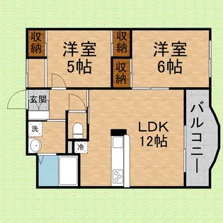 ミルフィーユふじみ野弐番館【307号室号室】の間取り