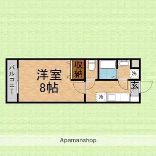 アヴァンセ【105号室】の間取り