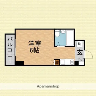 フォーレスト【205号室】の間取り