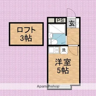 プラザ・ドゥ・クレイン【102号室】の間取り