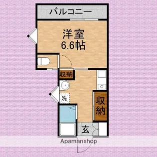 シオミプラザサード【2階】の間取り