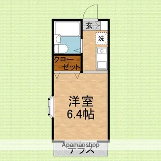 セレンディピティ【1階】の間取り