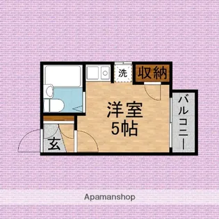 シオミプラザエイト【4階】の間取り