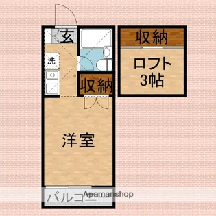 ゼフィールIII【1階】の間取り