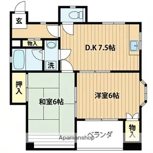 メゾンアサカ【302号室】の間取り