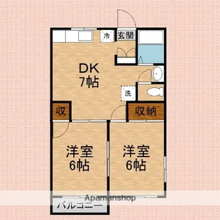 ディスカス【1階】の間取り