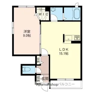 アメティスタ【1階】の間取り