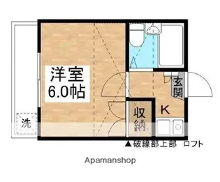 パーク川越【1階】の間取り
