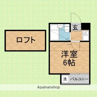 アートパレス上福岡№2【103号室】の間取り
