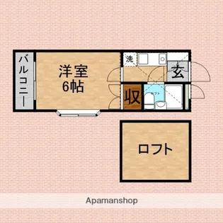 ハイツ上福岡【1階】の間取り