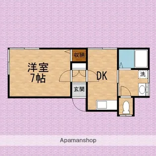 ハイツふじみ野【2階】の間取り