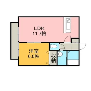 アスティオン Ⅱ【2階】の間取り