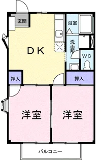 カーム新河岸【1階】の間取り