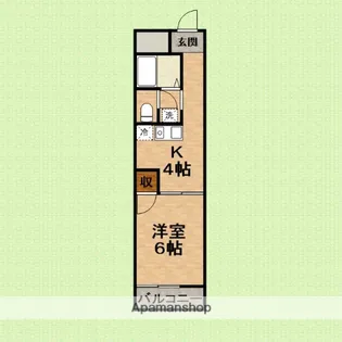 昌和コーポ【2階】の間取り