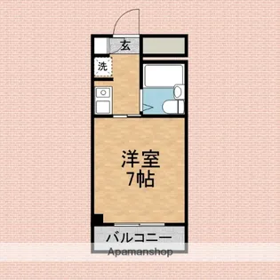 カミヤハイツ【1階】の間取り