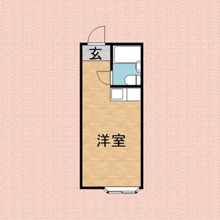 サンライズ鶴瀬【1階】の間取り