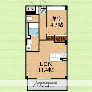 アムールふじみ野【303号室】の間取り