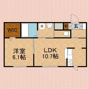 コレット中野【2階】の間取り