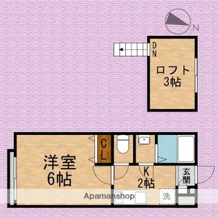 ブリーズフォーレ【2階】の間取り