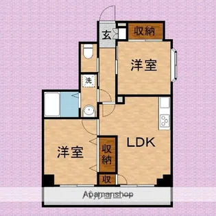 サンヴィレッヂ志木【8階】の間取り