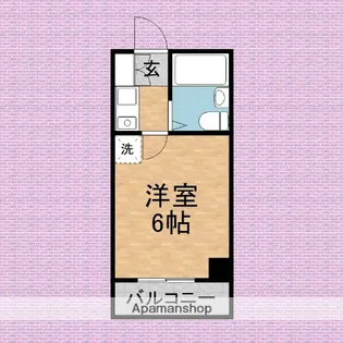 トンボプラザ【203号室】の間取り