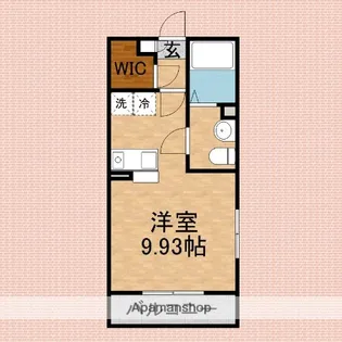 メイプルタウンⅡ【215号室】の間取り