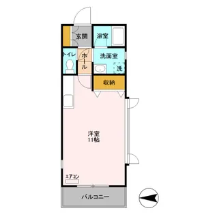 ビラ・フラワーヒル【3階】の間取り