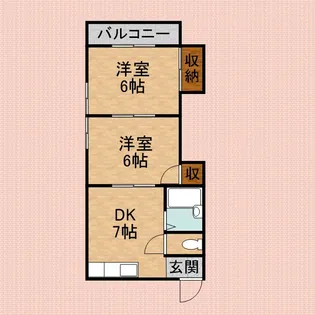 ブライトアサカ【203号室号室】の間取り