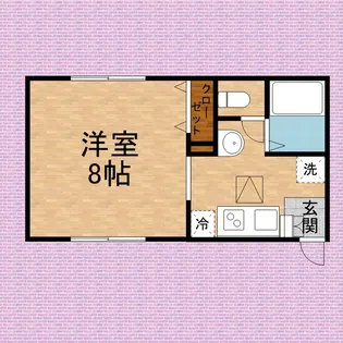 ハイツ ノア【101号室号室】の間取り