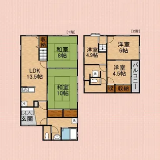 ハイツ伊藤【101号室号室】の間取り