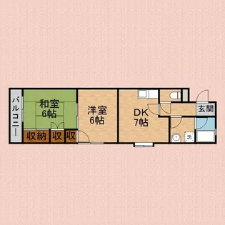 ララポートみずほ【105号室号室】の間取り
