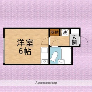 ハイツサンマリーナ【1階】の間取り