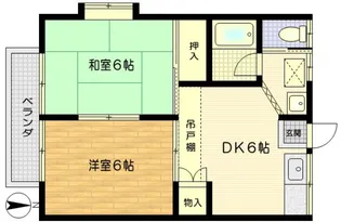 第2野崎コーポ【101号室号室】の間取り
