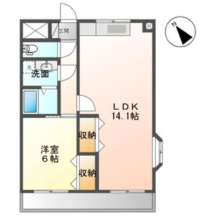 ベルツリー【2階】の間取り