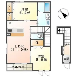 メゾン・サンライズ【2階】の間取り