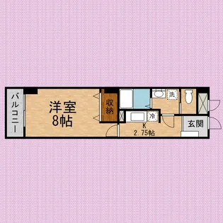 エミナンス丸山台【2階】の間取り