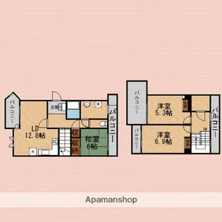 あさかヴィレッジパティオ棟【1階】の間取り
