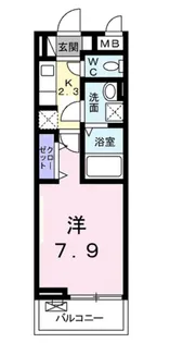 サンフラワー【2階】の間取り