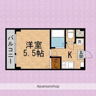 PLUMAS上福岡【1階】の間取り