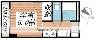 ハシモトマンション【3階】の間取り