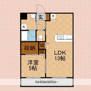 フェリシア【1階】の間取り