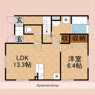 サリーレA【1階】の間取り